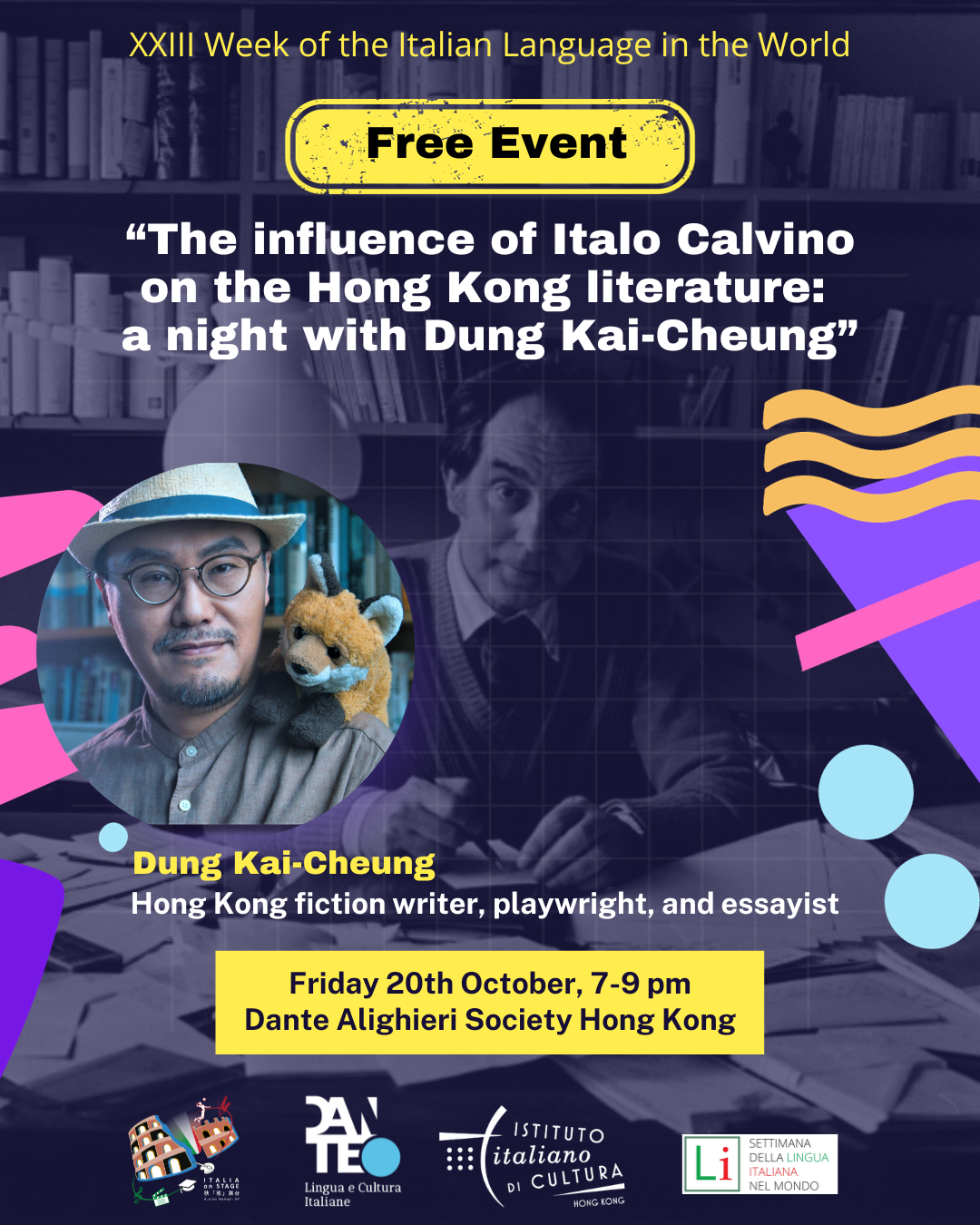 The influence of Italo Calvino on the Hong Kong literature a night with Dung Kai-Cheung