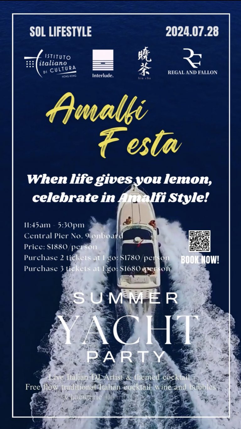 Amalfi Festa: Summer Yacht Party by SOL Lifestyle – Paid Event