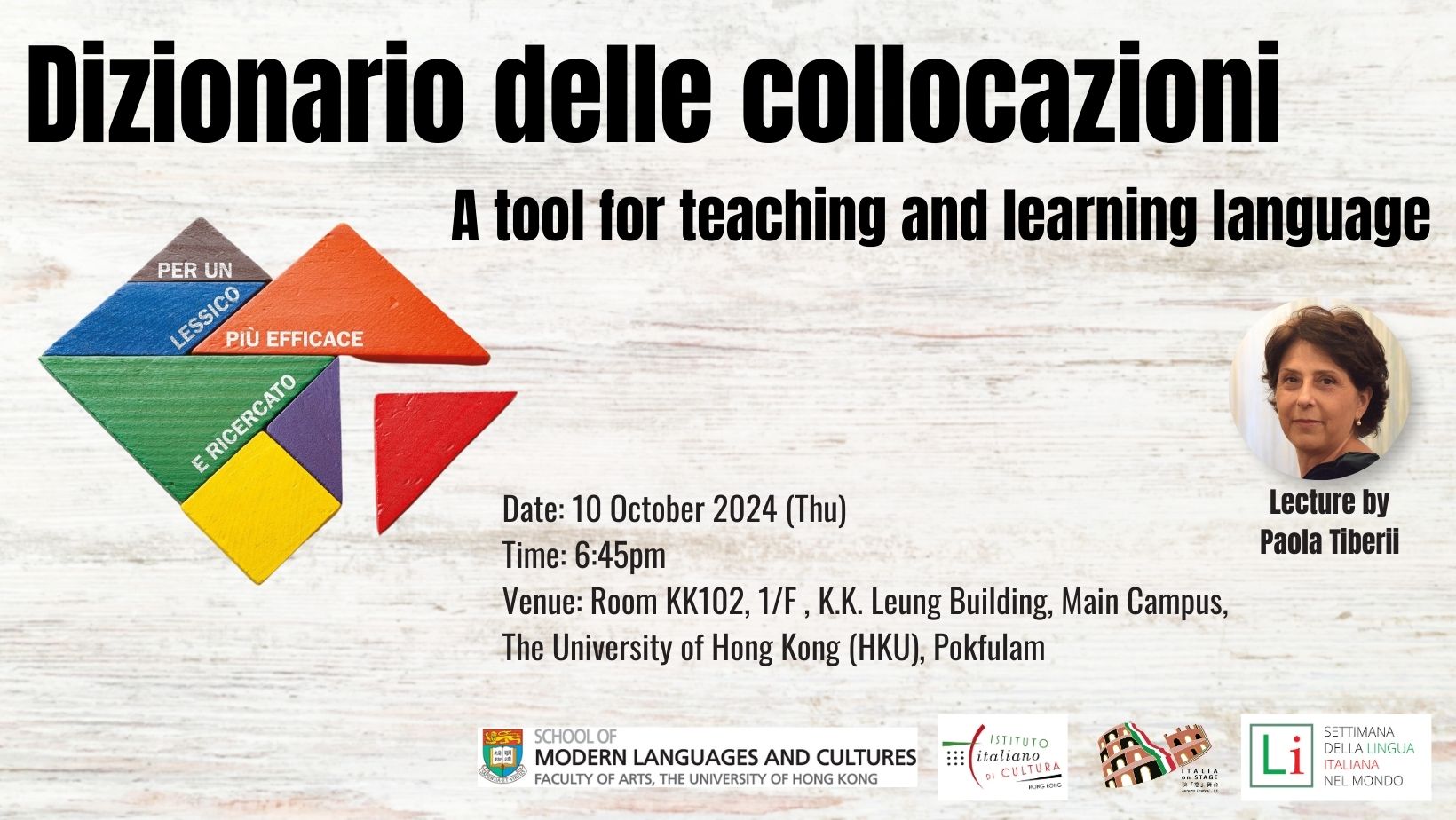 Dizionario delle collocazioni (Dictionary of collocations) – A tool for teaching and learning language – Free Event