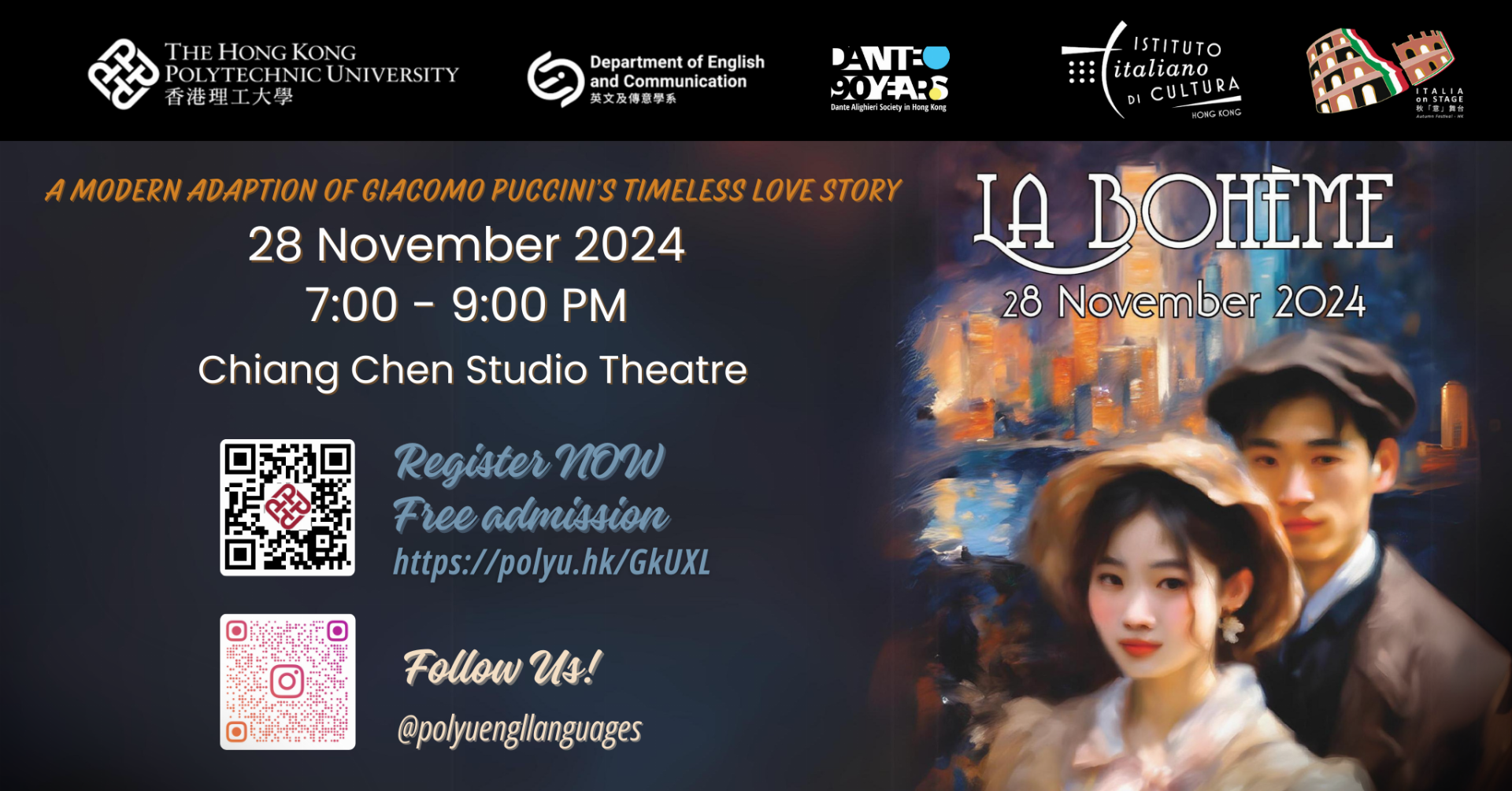 La bohème – FREE EVENT