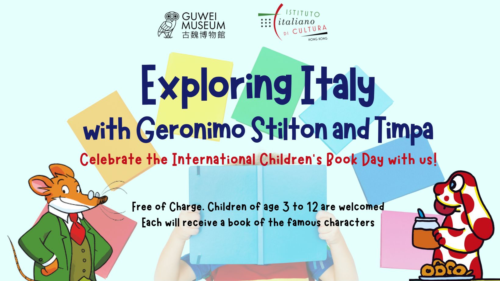 International Children’s Book Day: Exploring Italy with Geronimo Stilton and Timpa – FREE EVENT
