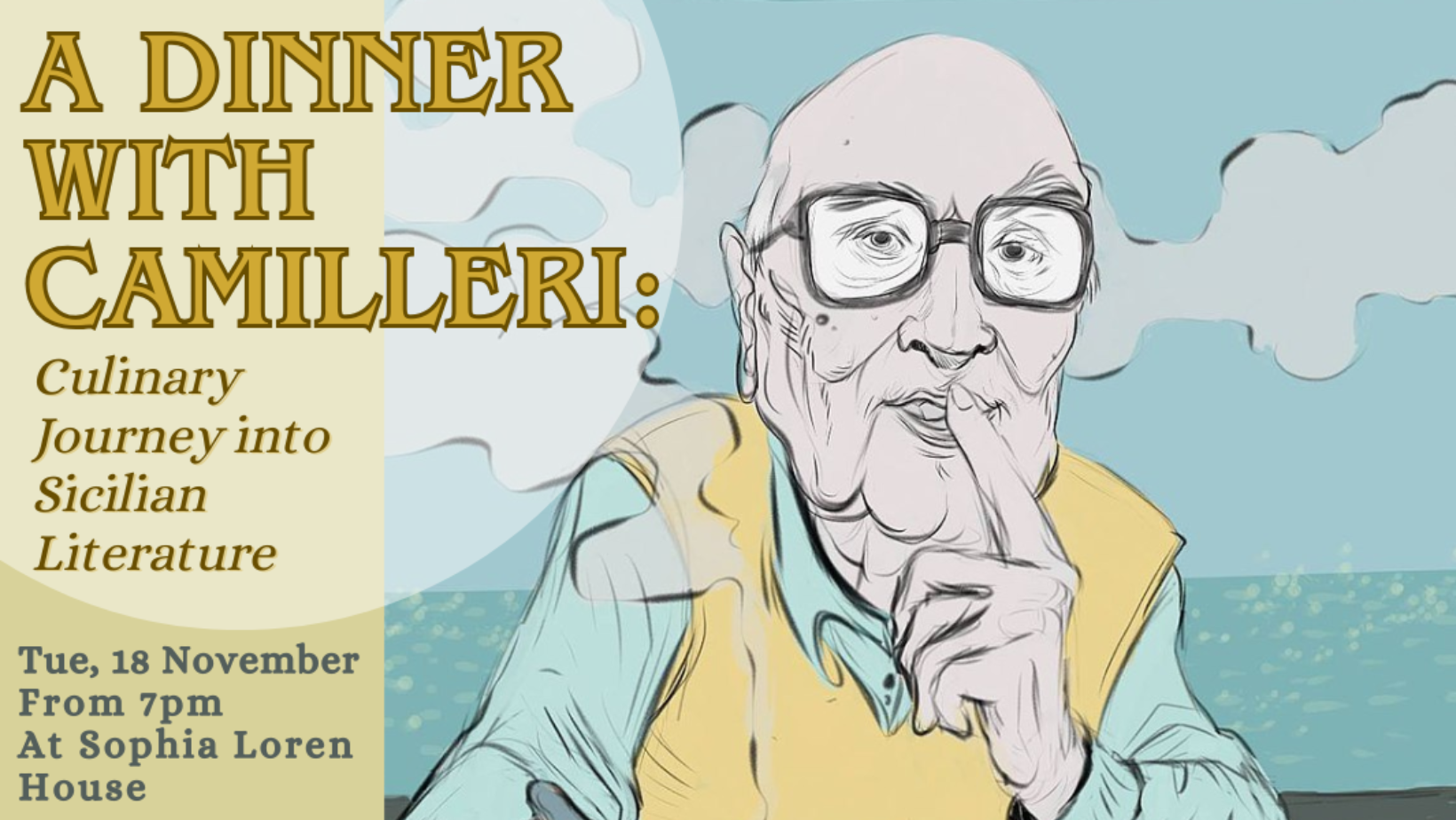 A Dinner with Camilleri: Culinary Journey into Sicilian literature