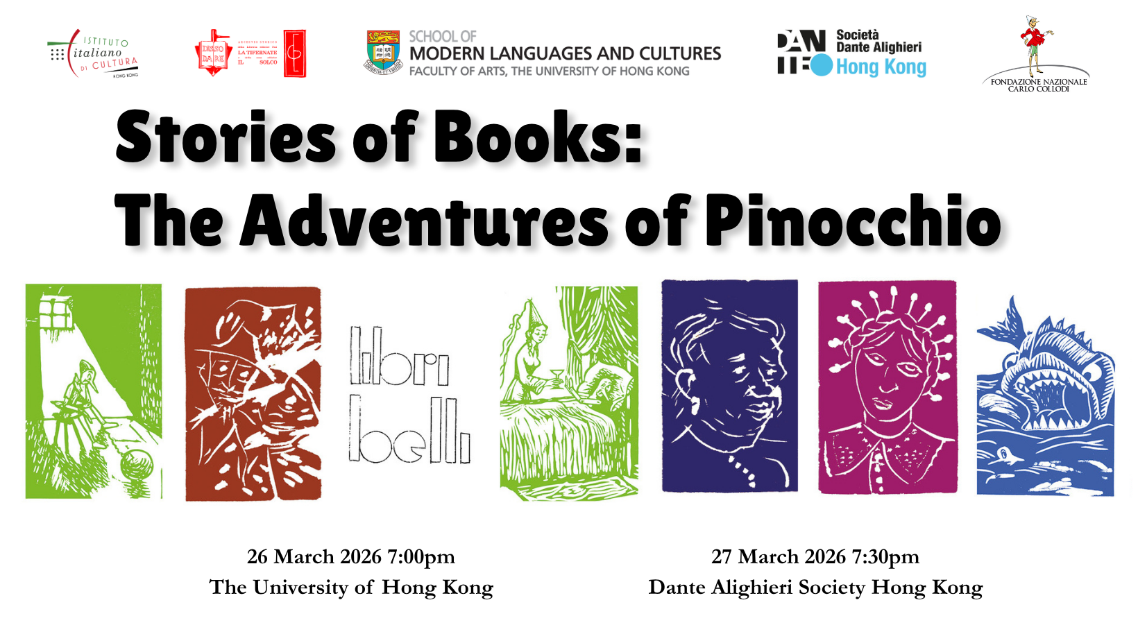 STORIES OF BOOKS: The Adventures of Pinocchio – FREE EVENT
